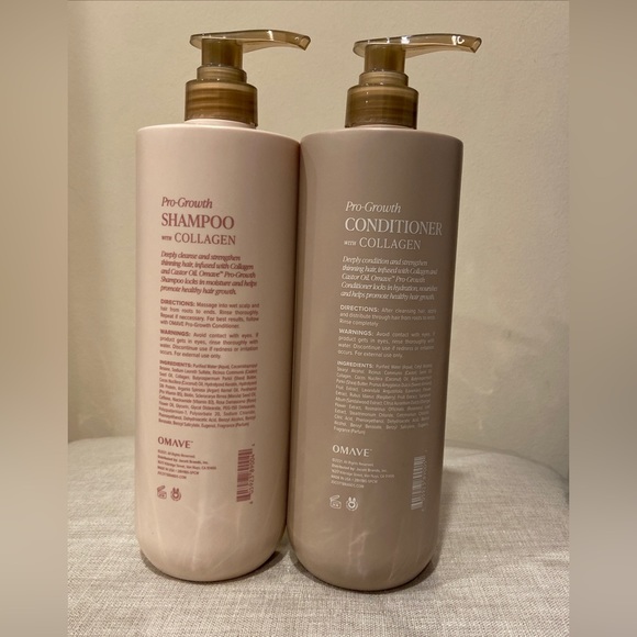 Omave Hair Omave Luxury Haircare Progrowth Shampoo Conditioner With